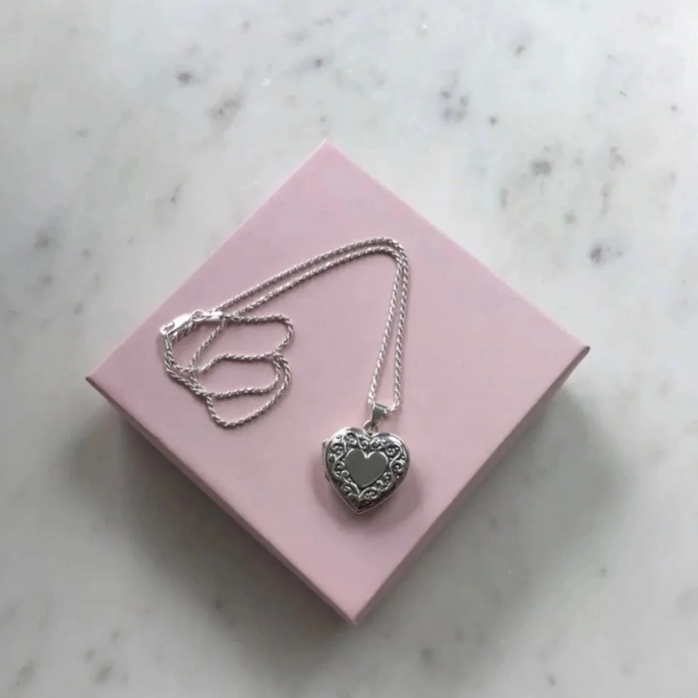 Sterling Silver Heart Locket - Picture 17 of 17